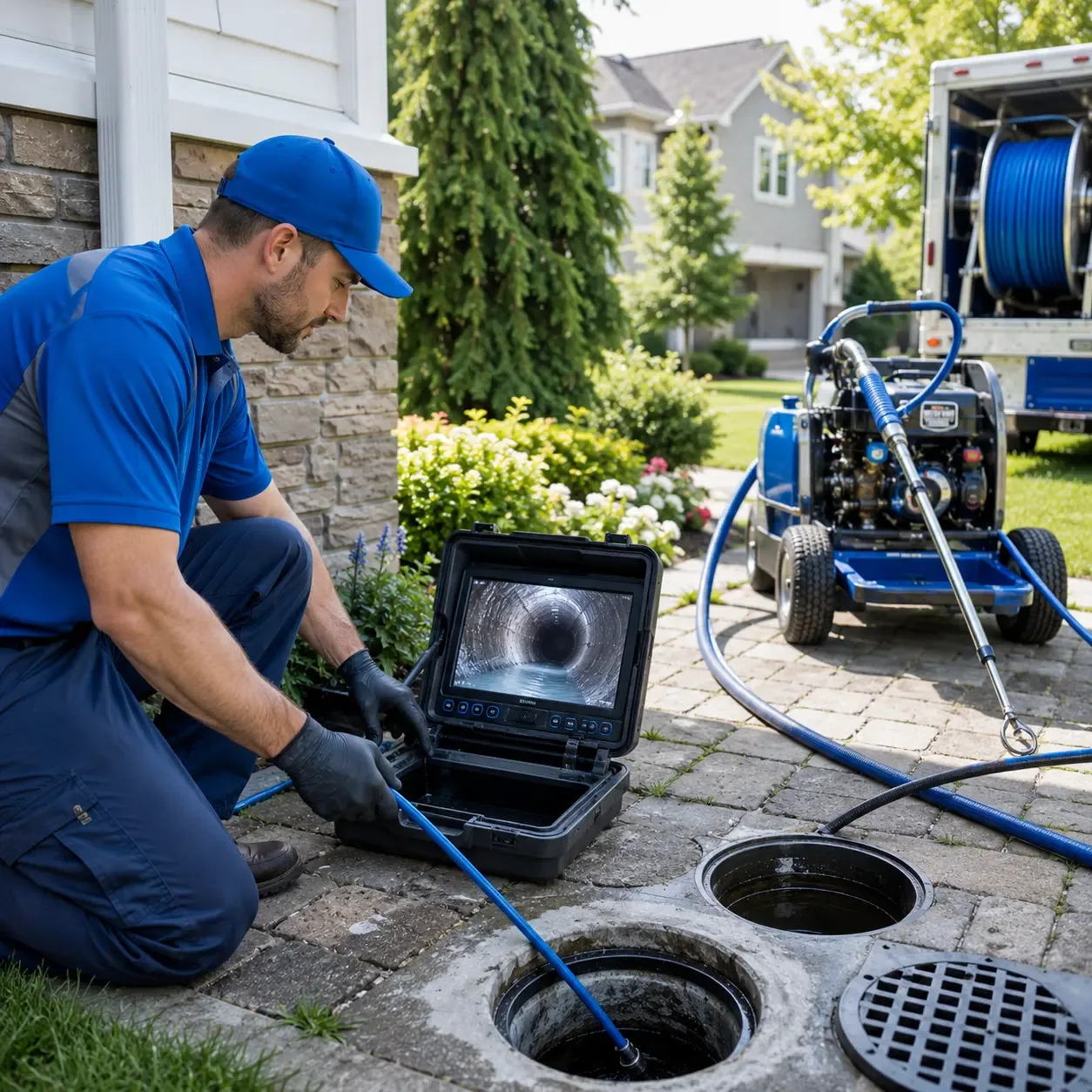 Outdoor drain cleaning professionals serving Exton, PA