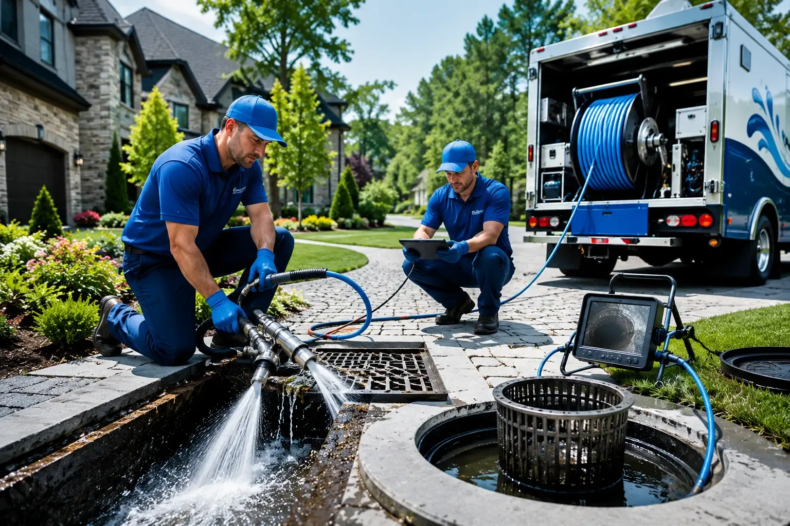Local outdoor drain cleaning professionals in Exton, PA